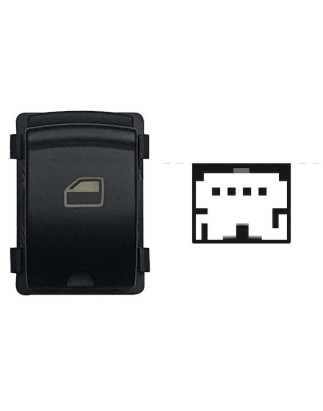 INTERRUTTORE ALZACRISTALLI PORTA ANTERIORE DESTRA PORTA POSTERIORE DESTRASINISTRA 4 PIN 1 INTERRUTTORE NEROBIANCO AUDI A3 0103 