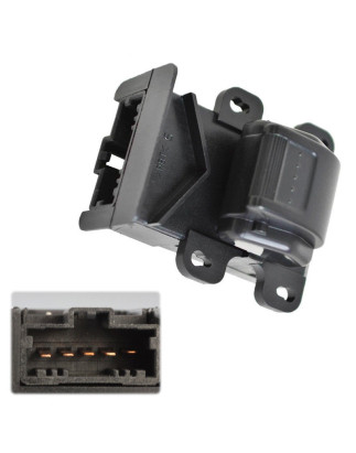 INTERRUTTORE ALZACRISTALLI PORTA ANTERIORE DESTRA 5 PIN 1 INTERRUTTORE NERO HONDA CIVIC HB-LB 0101  0104, HONDA CIVIC HB-LB 010