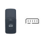 INTERRUTTORE ALZACRISTALLI PORTA ANTERIORE DESTRASINISTRA 5 PIN 1 INTERRUTTORE RENAULT KANGOO 0198  0103