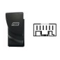 INTERRUTTORE BLOCCO COMANDI SINISTRO PORTA ANTERIORE SINISTRA 6 PIN CITROEN JUMPER 0102  0106, CITROEN JUMPER 0194  010  FIAT D