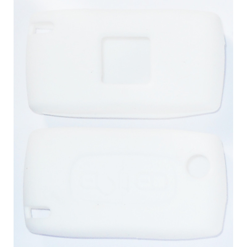 COVER CHIAVE BIANCO 2 TASTI: TASTO APERTURA TASTO CHIUSURA PEUGEOT 1007 0105  0109, PEUGEOT 107 0106  011  PEUGEOT 107 0112  01