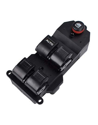 BLOCCO COMANDI ALZACRISTALLI ANTERIORE PORTA ANTERIORE SINISTRA 20 PIN 4 INTERRUTTORI HONDA CIVIC HB-LB 0101  0104, HONDA CIVIC