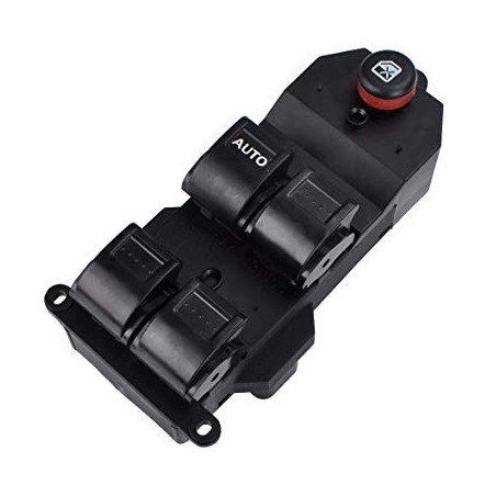BLOCCO COMANDI ALZACRISTALLI ANTERIORE PORTA ANTERIORE SINISTRA 20 PIN 4 INTERRUTTORI HONDA CIVIC HB-LB 0101  0104, HONDA CIVIC