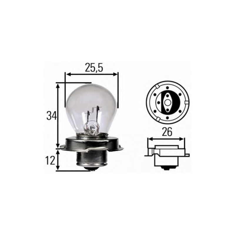 LAMPADINA 12V15W EX 012015011