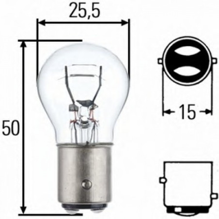 LAMP24-215 2 FILAMENTI