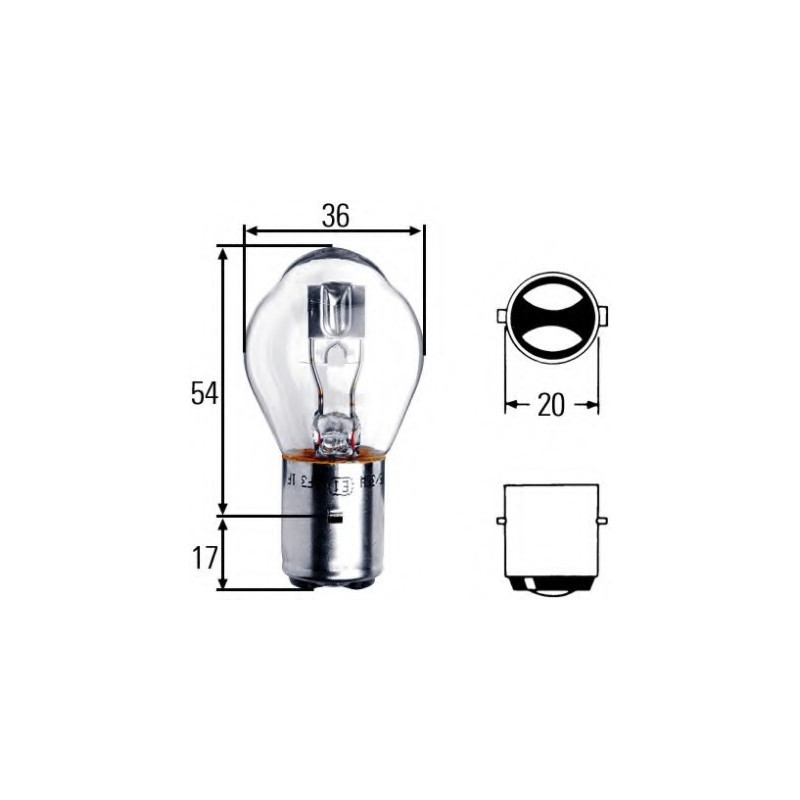 LAMPADINA S 1 12 V 2525 W
