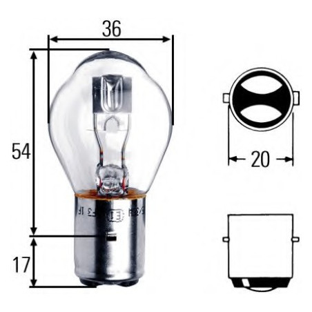 LAMPADINA S 1 12 V 2525 W