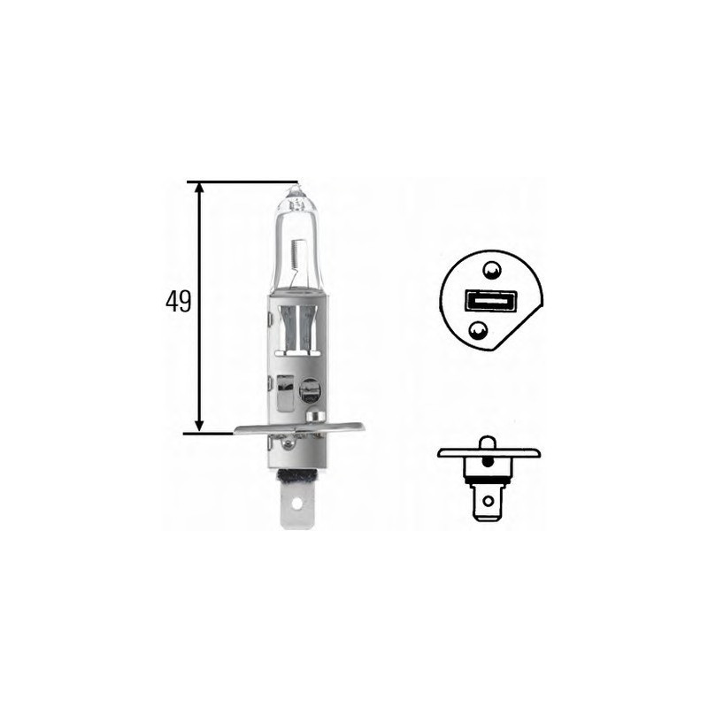 LAMPADINA H1 24V 70W HD