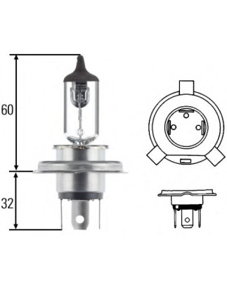 H4 12V 6055W STANDARD