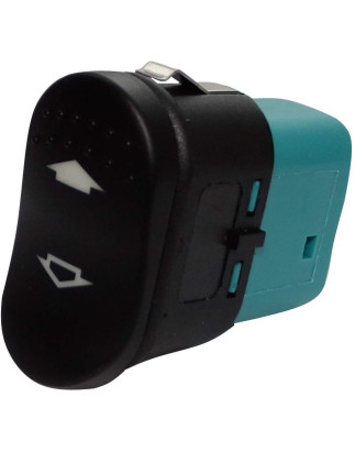 INTERRUTTORE ALZACRISTALLI PORTA ANTERIORE SINISTRA 6 PIN 1 INTERRUTTORE CON CONNETTORE VERDE FORD TRANSIT 0106  0113