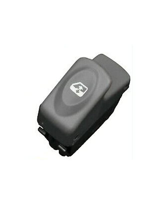 INTERRUTTORE ALZACRISTALLI PORTA ANTERIORE SINISTRA 6 PIN 1 INTERRUTTORE GRIGIO RENAULT CLIO 0198  0101, RENAULT KANGOO 0198  0
