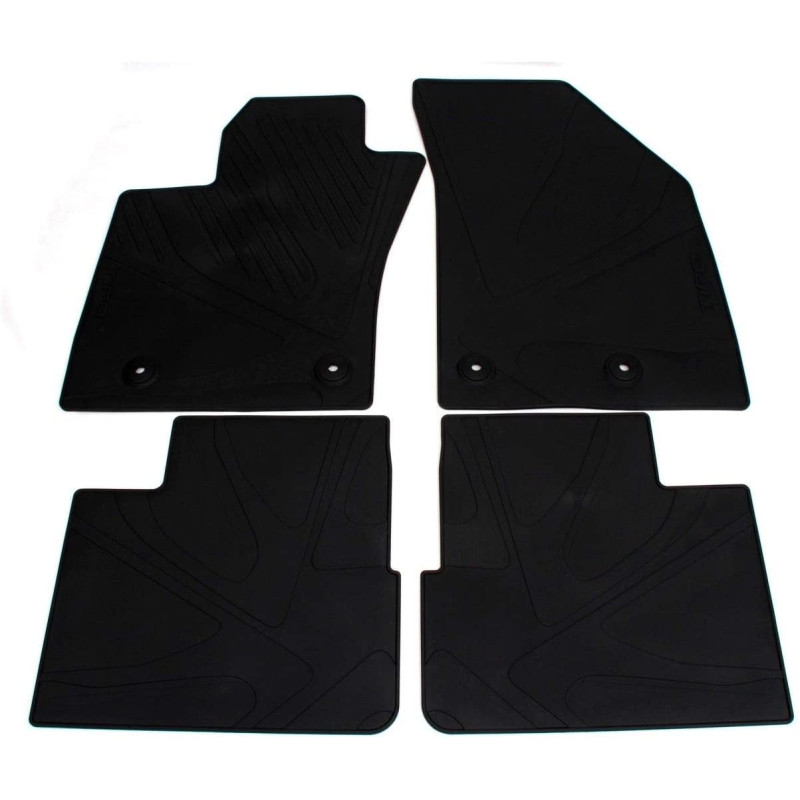 SERIE TAPPETI FIAT TIPO 2015 4 PIN IN GOMMA ORIGINALI