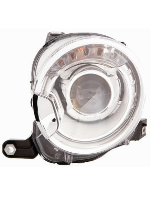 KIT PROIETTORI SUPERIORE DESIGN 2010 CON LENTICOLARE FIAT 500 0107  0115