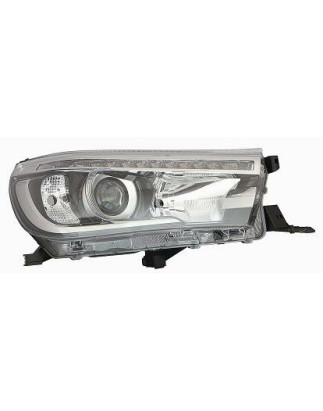 PROIETTORE SINISTRO LED CON PARABOLA NERA TOYOTA HI-LUX 2WD4WD 0115  0120