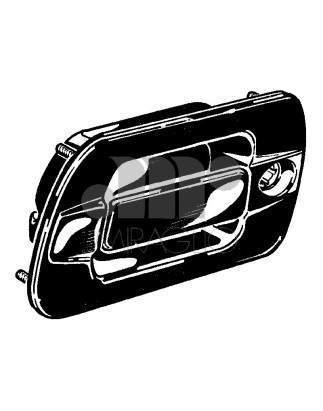 MANIGLIA ESTERNA SENZA BLOCCHETTO ANTERIORE DESTRO IVECO STRALIS 0103