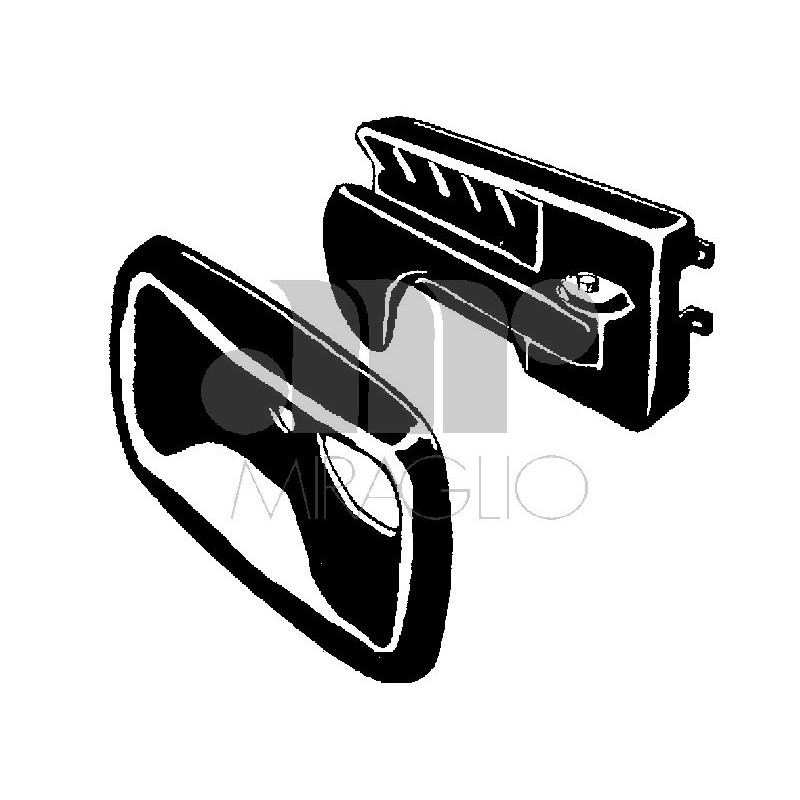 MANIGLIA INTERNA ANTERIOREPOSTERIORE DESTRO FIAT PUNTO 0195  0199, FIAT PUNTO GT 0196  0199