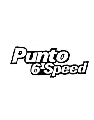 SCRITTA POST FAT PUNTO 6SPEED
