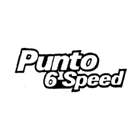 SCRITTA POST FAT PUNTO 6SPEED