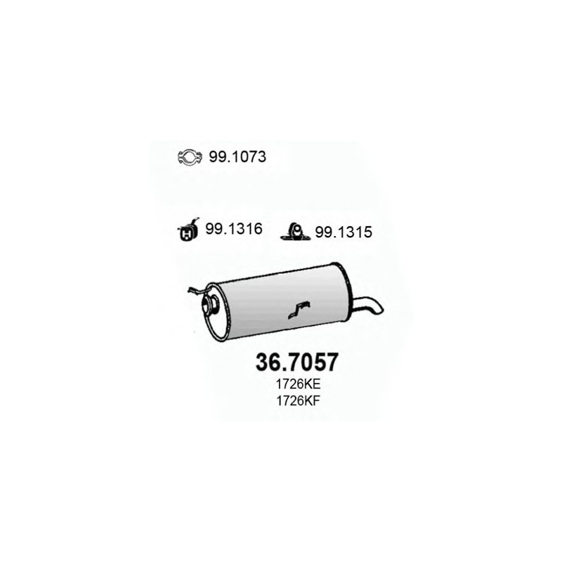 S P PEUGEOT 307 14 - 16 42001