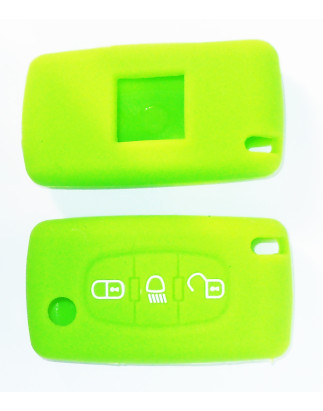 COVER CHIAVE VERDE 3 TASTI: TASTO APERTURA TASTO CHIUSURA TASTO PORTELLONE PEUGEOT 207 0106  0114, PEUGEOT 307 0101  0105, PEUG
