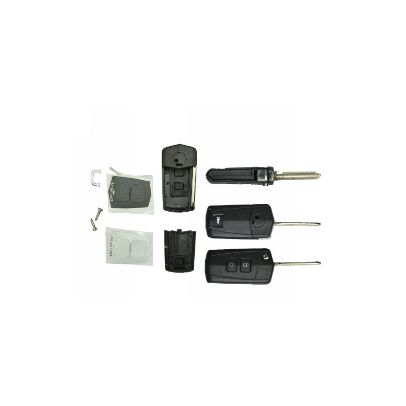 GUSCIO CHIAVE NERO 2+1 TASTI:  TASTO APERTURA TASTO CHIUSURA TASTO PANIC LAMA HU46 HYUNDAI TUCSON 0104  0110