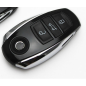 GUSCIO CHIAVE NERO 3 TASTI: TASTO APERTURA TASTO CHIUSURA TASTO PORTELLONE VOLKSWAGEN TOUAREG 0103  0110, VOLKSWAGEN TOUAREG 01