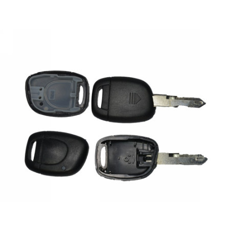 GUSCIO CHIAVE NERO 1 TASTI: TASTO APERTURA TASTO CHIUSURA LAMA NE72 RENAULT CLIO 0198  0101, RENAULT ESPACE 0192  0103, RENAULT