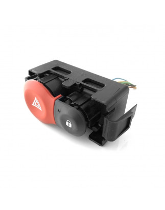 INTERRUTTORE DI ALLARME 6 PIN CON PULSANTE CHIUSURA CENTRALIZZATA RENAULT CLIO 0106  0109, RENAULT CLIO 0109  0113, RENAULT MAS