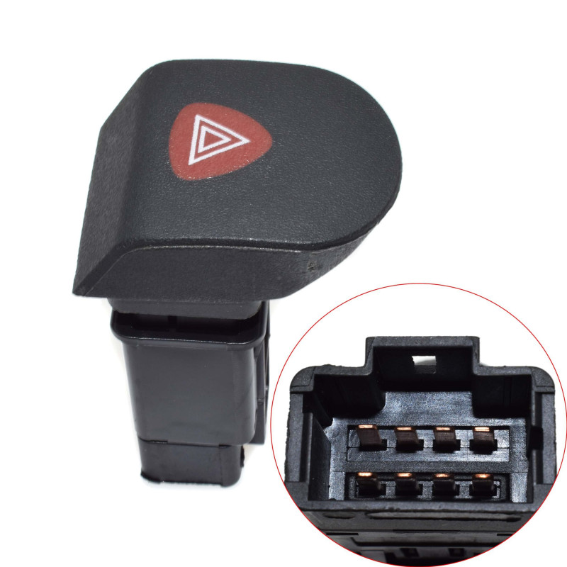 INTERRUTTORE DI ALLARME 8 PIN RENAULT KANGOO 0198  0103