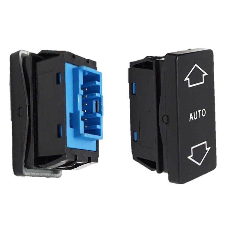 INTERRUTTORE ALZACRISTALLI PORTA ANTERIORE SINISTRA 6 PIN 1 INTERRUTTORE PEUGEOT 106 0192  0195, PEUGEOT 106 0196  0103, PEUGEO