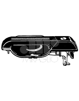 MANIGLIA ESTERNA NUDA ANTERIORE DESTRO CON CHIAVE FIAT CROMA 0186  0196