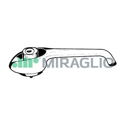 MANIGLIA PORTA ESTERNA IN ALLUMINIO SENZA CHIAVE ANTERIORE DESTROSINISTRO FIAT DUCATO 0189  0194