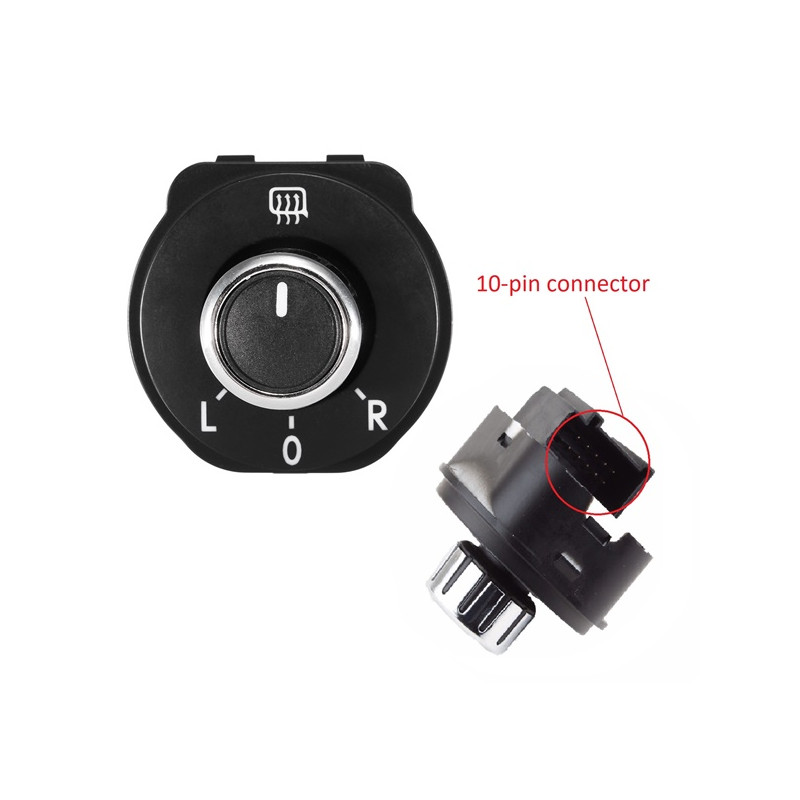 BLOCCO COMANDI RETROVISORI 10 PIN  VOLKSWAGEN POLO 0109  0114, VOLKSWAGEN POLO 0114  0117