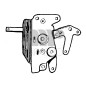 SERRATURA ANTERIORE DESTRO INTERNA MANUALE FIAT UNO 0183  0189
