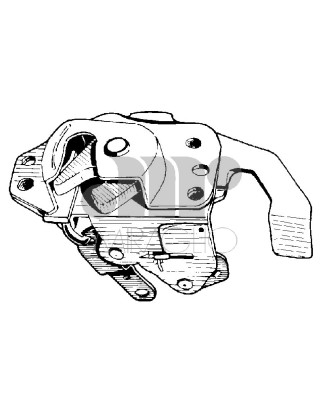 SERRATURA ANTERIORE DESTRO MANUALE FIAT PANDA 0186  0103