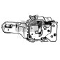 SERRATURA ANTERIORE SINISTRO  COMANDO CENTRALIZZATO ALFA ROMEO GIULIETTA 0110  1220
