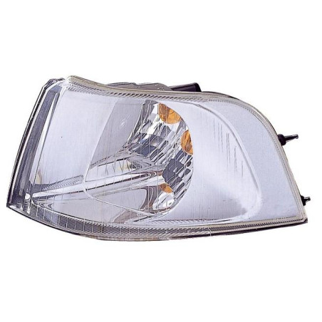 FANALE ANTERIORE DESTRO SENZA PORTALAMPADA CRYSTAL CORNICE CROMATA VOLVO S40 0100  0104