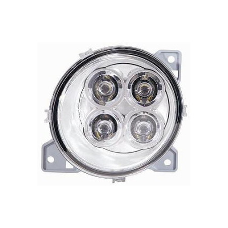 FANALE ANTERIORE SINISTRO CON PORTALAMPADA LED CON LUCE DIURNA SCANIA SERIE P -