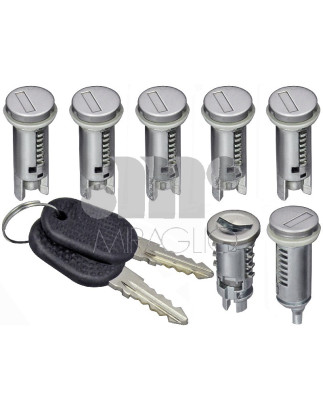 IMPARIGLIO 7 PEZZI ANTERIOREPOSTERIORE DESTROSINISTRO 1 AVVIAMENTOA , 5 PORTEB , 1 TAPPO BENZINAC CITROEN JUMPER 0194  010  FIA