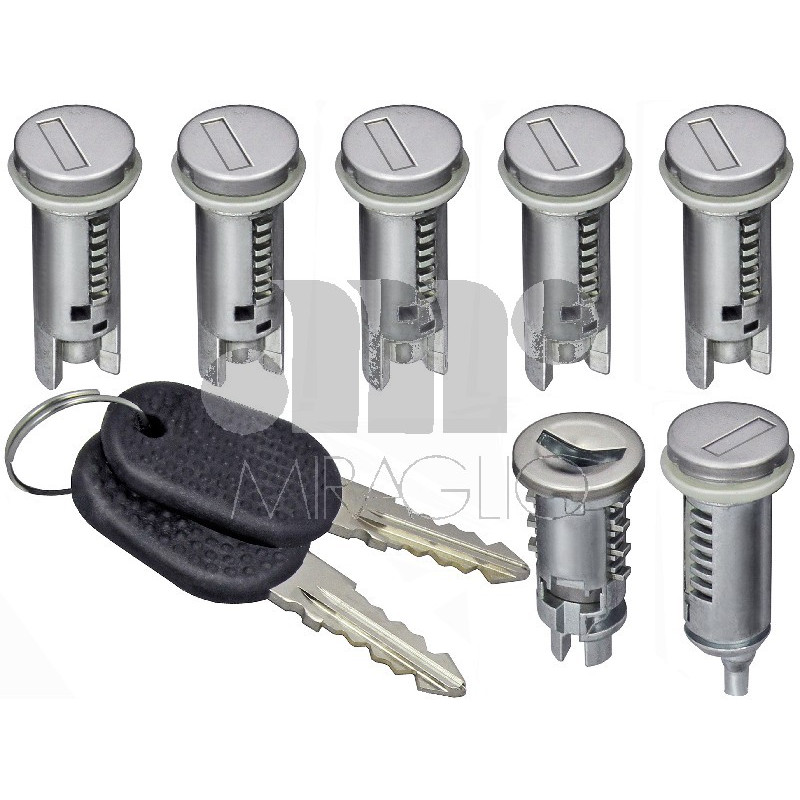 IMPARIGLIO 7 PEZZI ANTERIOREPOSTERIORE DESTROSINISTRO 1 AVVIAMENTOA , 5 PORTEB , 1 TAPPO BENZINAC CITROEN JUMPER 0194  010  FIA