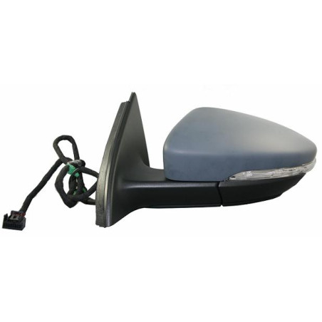 RETROVISORE ELETTRICO DESTRO 8 PIN CON PRIMER TERMICO RICHIUDIBILE ELETTRICAMENTE CON FANALINO INTEGRATO VOLKSWAGEN PASSAT 0111
