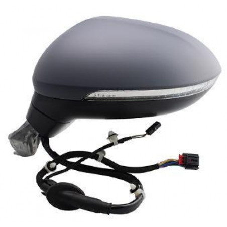 RETROVISORE ELETTRICO SINISTRO 6+2 PIN CON PRIMER TERMICO ASFERICO CON FANALINO INTEGRATO CON LANE ASSIST VOLKSWAGEN ARTEON 011