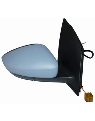RETROVISORE MECCANICO SINISTRO CON PRIMER ASFERICO CON FANALINO INTEGRATO CON CONNETTORE QUADRATO VOLKSWAGEN CROSS POLO 0109  0