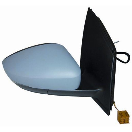 RETROVISORE MECCANICO SINISTRO CON PRIMER ASFERICO CON FANALINO INTEGRATO CON CONNETTORE QUADRATO VOLKSWAGEN CROSS POLO 0109  0