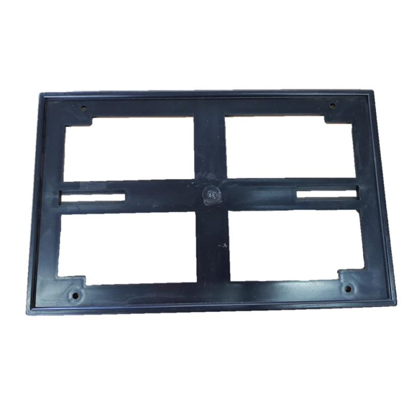 PORTATARGA POSTERIORE QUADRO PLASTICA 2 5X35X5 , TIPO EUROPEO