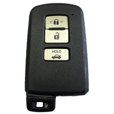 GUSCIO CHIAVE 3 TASTI: TASTI ARGENTATI TASTO APERTURA TASTO CHIUSURA TASTO PORTELLONE TOYOTA COROLLA E 15 SDN 0107  0111