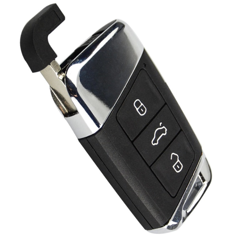 GUSCIO CHIAVE 3 TASTI: TASTO APERTURA TASTO CHIUSURA TASTO PORTELLONE SKODA SUPERB 0115  0119, VOLKSWAGEN PASSAT 0115  0119