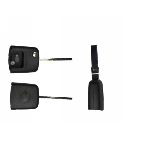 GUSCIO CHIAVE NERO 0 TASTI: SOLO PARTE SUPERIORE PIATTA CHIP ID48 LAMA HU66 AUDI A3 0196  0103, AUDI A4 0194  0100, AUDI A6 019