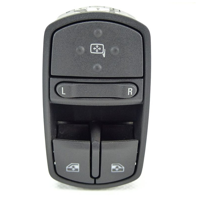 PULSANTIERA ALZACRISTALLI PORTA ANTERIORE SINISTRA 11 PIN COMANDI RETROVISORI OPEL CORSA D 0106  0115