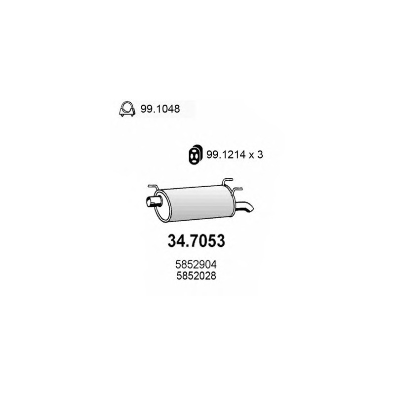 S P OPEL ASTRA 14I 16I 1996